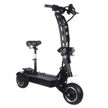 Load image into Gallery viewer, Fashion 72V 7000W Electric Scooter With Seat 11inch Off Road Dual Motor Foldable Electric Scooter for Adults

